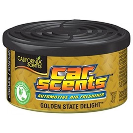 California Scents Car Scents Cool Air Freshener Fragrence Smell, Golden State Delight, 1.5 Ounce Cans (Pack of 12)