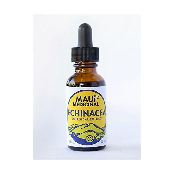 Maui Medicinal Herbs Echinacea Purpurea Root Extract 1oz. USA Grown