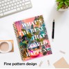XUNLURY What's the Best That Could Happen Inspirational Notebook, Positive