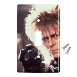 GRAPHICS & MORE Labyrinth Goblin King Crystal Ball David Bowie Jareth Plastic Wall Decor Toggle Light Switch Plate Cover