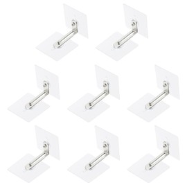 Furniture Wall Anchor Anti Tip Furniture Anchors, 7cm Large Wardrobe Wall Safety Fixings No Drill Baby Proofing Kit Adjustable Furniture Straps to Prevent Furniture Falling for Child/Pet Safety(6Pcs)