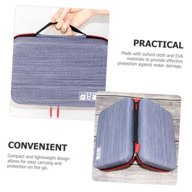 Operitacx Hartschalen Kabel Organizer für Elektronik Zubehör Wasserdichte Aufbewahrungstasche für Datenkabel Ladegeräte Kopfhörer Stylisches Design aus Oxford Effiziente Organisation Schutz