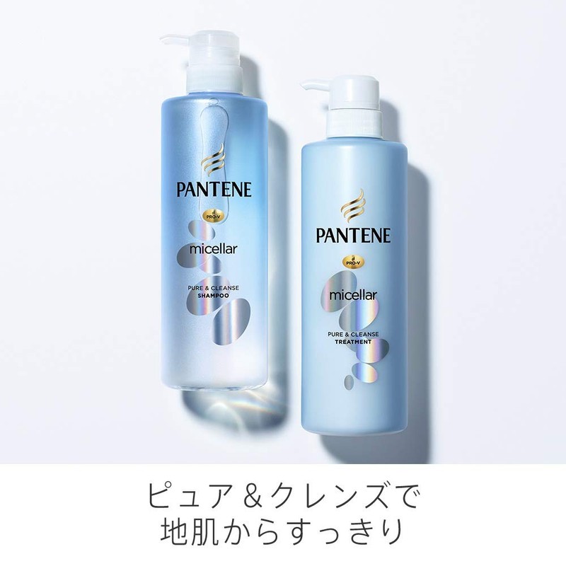 Pantene Treatment Micellar Series Pure & Clean Refill, 12.8 oz