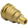 JIUDANI QCC1 Nut Propane Gas Fitting Adapter with 1/4 Inch