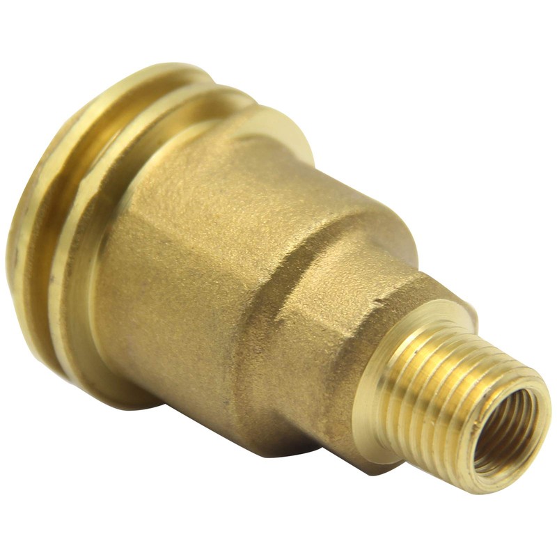 JIUDANI QCC1 Nut Propane Gas Fitting Adapter with 1/4 Inch