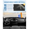 FIILINES Dash Cover for 2006-2009 Dodge Ram 2500 3500/2006-2008 Dodge