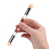 Pincel de sombreado de uñas, 2 colores de doble extremo