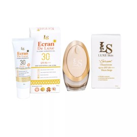 Luxe Skin Ecran De Luxe Sunscreen & Warm Beige Serum Foundation