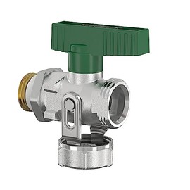 Simplex KFE Ball Valve DN 15 Passage for Drinking Water, Self-Sealing, Multilayer Copper Compression Fitting Colour, Green F10639