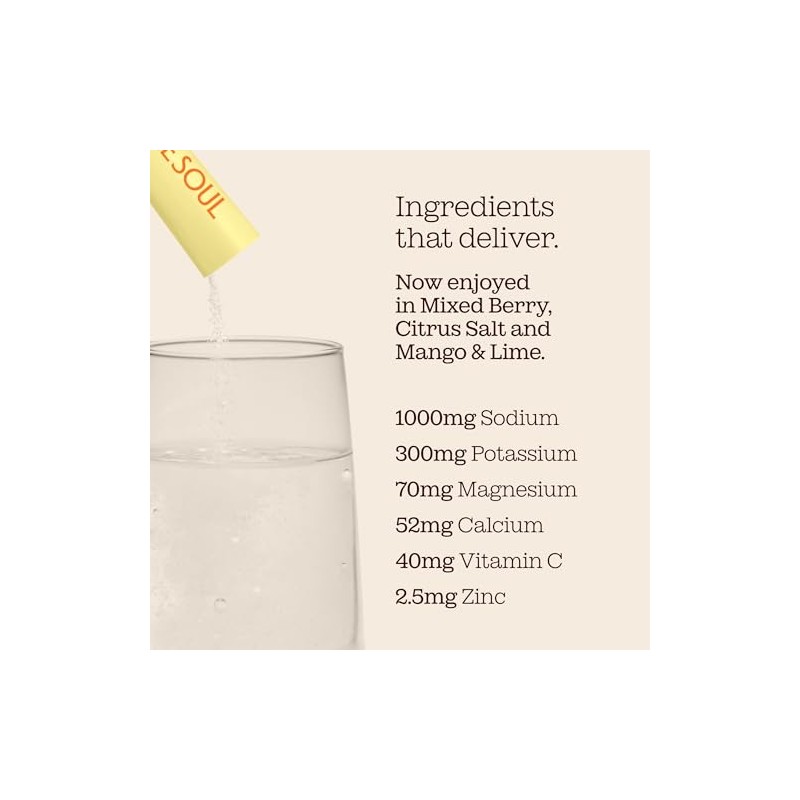 Free Soul Hydrate | Electrolyte Hydration Sachets with Sodium, Magnesium,
