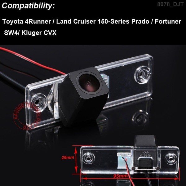 Waterproof Night Vision Car Rear View Camera,Wide Angle Reverse Backup