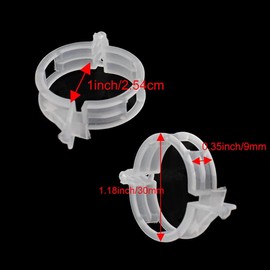 Pack of 100 Plant Clips, Trellis for Climbing Plants, Plastic Tomato Clips for Climbing Plants, Plant Clips, Flower Clips for Vegetables, Tomato, Plant Attachment