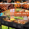 Portable Charcoal Grill Foldable Camping BBQ Hibachi Griddle Outdoor Cooking