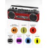Riptunes Cassette Boombox, Retro Blueooth Boombox, Cassette Player and Recorder,
