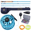 Sougayilang Fly Fishing Rod and Reel Combo, 4-Piece Fly Rod