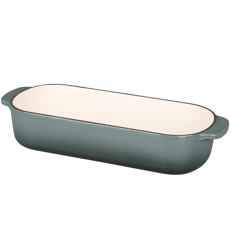EDGING CASTING Enameled Cast Iron Loaf Pan with Lid, Bread