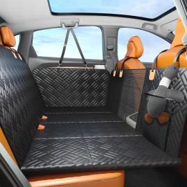 EverydayGadgetz Dog Car Seat Cover Back Hard Bottom Extender For Dogs Supports 400LBS Pet USA