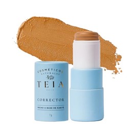 TEIA COSMETICOS, corrector de ojeras en barra hidratante de ingredientes naturales 7g (Tono medio bronceado)                                          