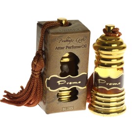Prabhuji's Gifts Attar Perfume Oil Prema - Body Perfume Blended with Essential Oils - Vegan Perfume for Women & Men - Arabian Fragrance - (3mL)