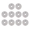 Knurled Thumb Nut 304 Stainless Steel Knurled Flat Head Through