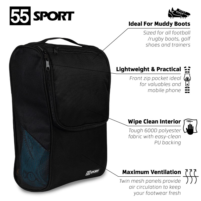 55 Sport Pro Ventilated Football Boot and Shoe Bag With