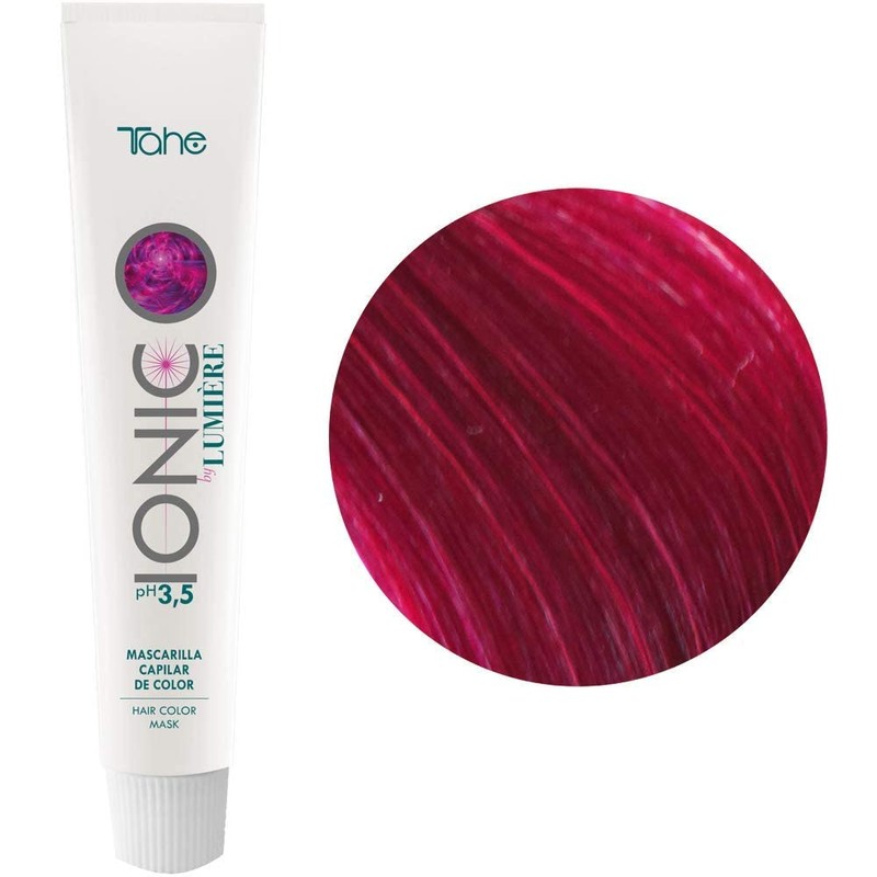 Tahe Ionic Lumière Hair Colour Mask, Red Purple, 100 ml