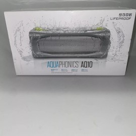 LifeProof NEW LifeProof -AQUAPHONICS AQ10 Bluetooth Speaker W/Mic Water Resistant! SLIVER