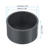 PATIKIL 63mm UPVC Pipe End Cap Fitting, 3 Pack Furniture