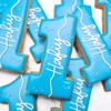 3Pcs Number One Cookie Cutters 5", 4", 3", 1 Cookie