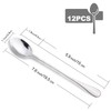 12 Pcs Latte Macchiato Spoons Set Ice Cream Spoons Long