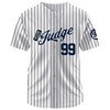 Amzdest Men's 99 Judge Baseball Jerseys Hammer Embroidered Retro White