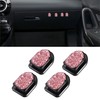 WINKA Bling Car Hooks 4pcs Crystal Accessories Cute Dashboard Hook
