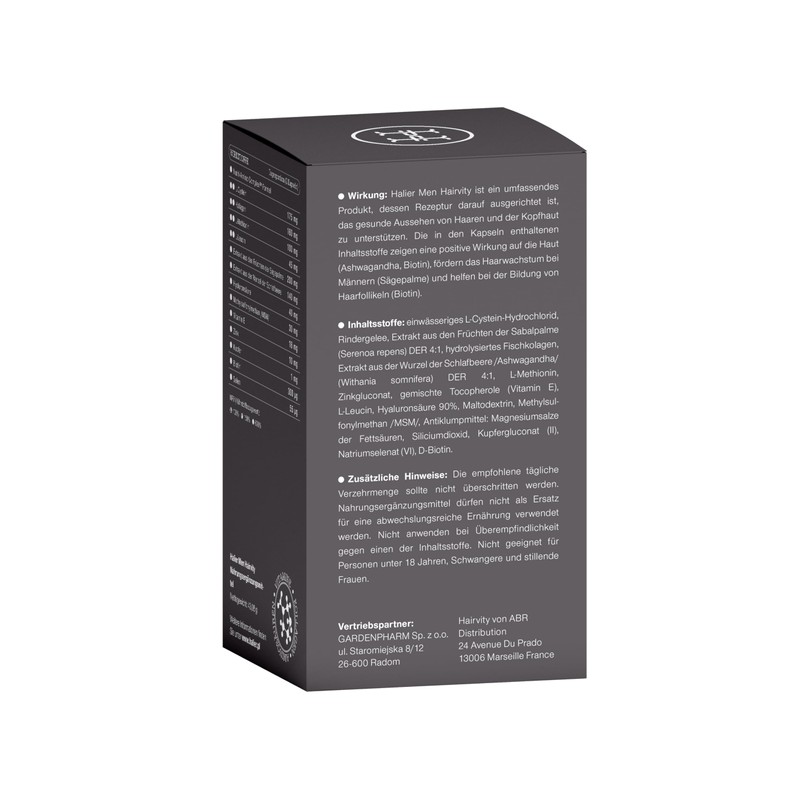 Halier Hairvity is a comprehensive product with Collagen + Amino-Complex