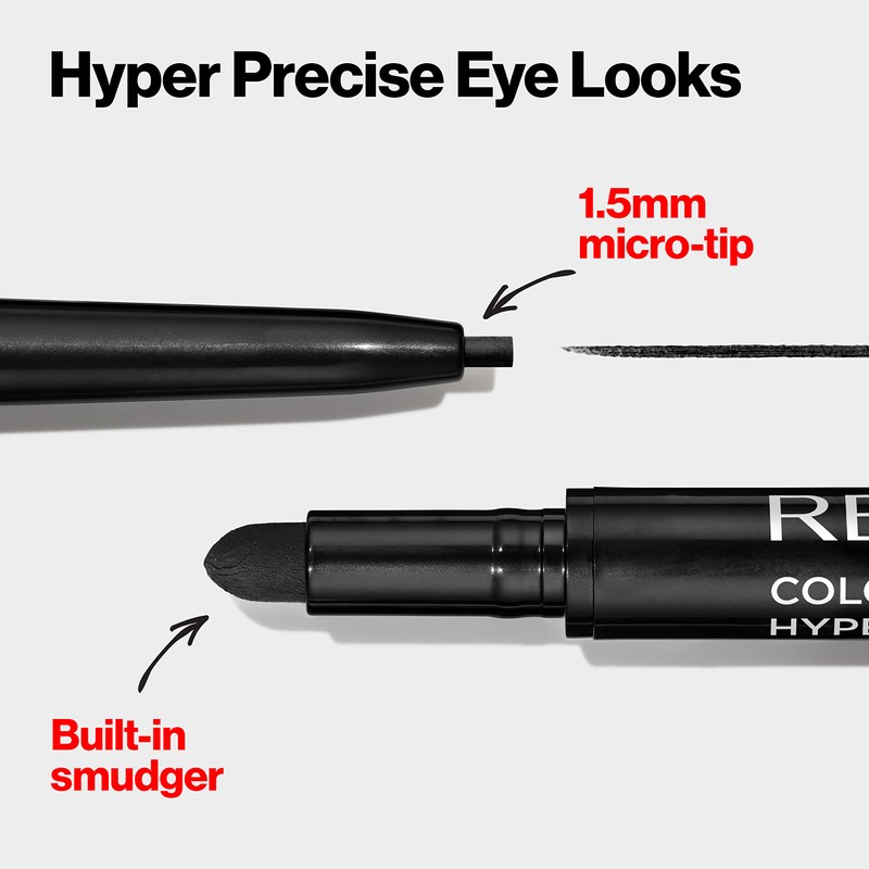 Revlon Gel Eyeliner, ColorStay Micro Hyper Precision Eye Makeup with
