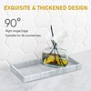 Silicone Bathroom Tray,Shatterproof Silicone Tray for Bathroom Counter,Small Vanity Tray