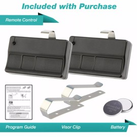 ECS Sale 2 For Chamberlain 373LM 374LM 3b Garage Door Opener Remote Control 315MHz