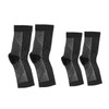 Ipetboom 2 Pairs Open Toe Compression Socks for Sports Breathable