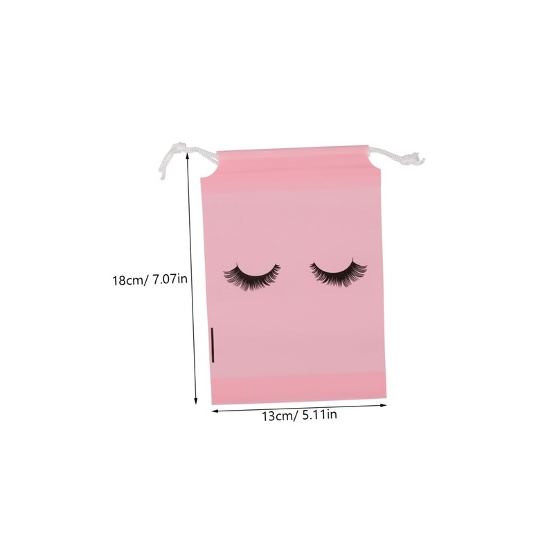 Gatuida 50pcs Matte Travel Makeup Bags for Cosmetics Durable Drawstring