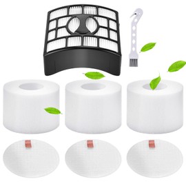 Rebithcare NZ801ukt Filter for Shark Rotator Powered Lift-Away NZ801uk NV680 NV681 NV682 NV683 NV800 NV801 NV801uk NV803 UV810 NV620 AX910 AZ910 DuoClean Upright Vacuum Filters Replacement Parts