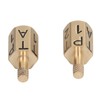 2PCS 6 Sides Rotary Dice with Shank Solid Metal Gyroscope