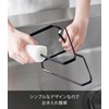 Yamazaki Industrial 1556 Triangular Corner with Drainer Net, Black, W