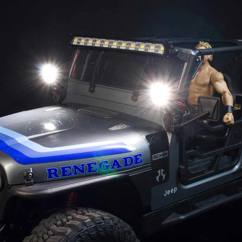 Super Bright LED Lights Headlight Spotlight for 1/10 1/8 RC