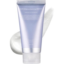 glow Limpiador Espumoso Con Enzimas De Manzana Exfoliante Natural Con Polvo De Arroz Para Una Exfoliación Suave Fórmula Ligeramente Alcalina Para Una Limpieza Profunda De Los Poros Enriquecido