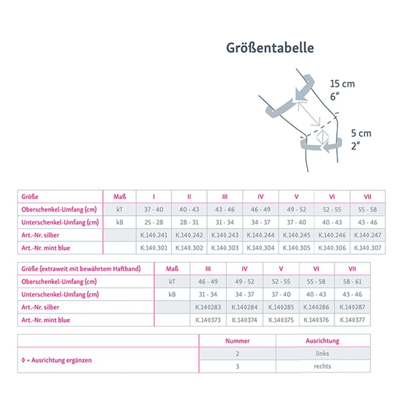 Genumedi® PT Joint Knee Orthosis | Silver Size III Left