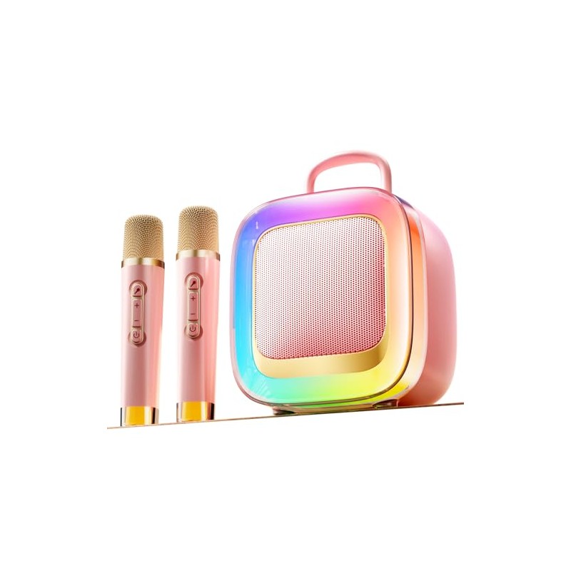 Kinglucky Karaoke-Maschine Roségold