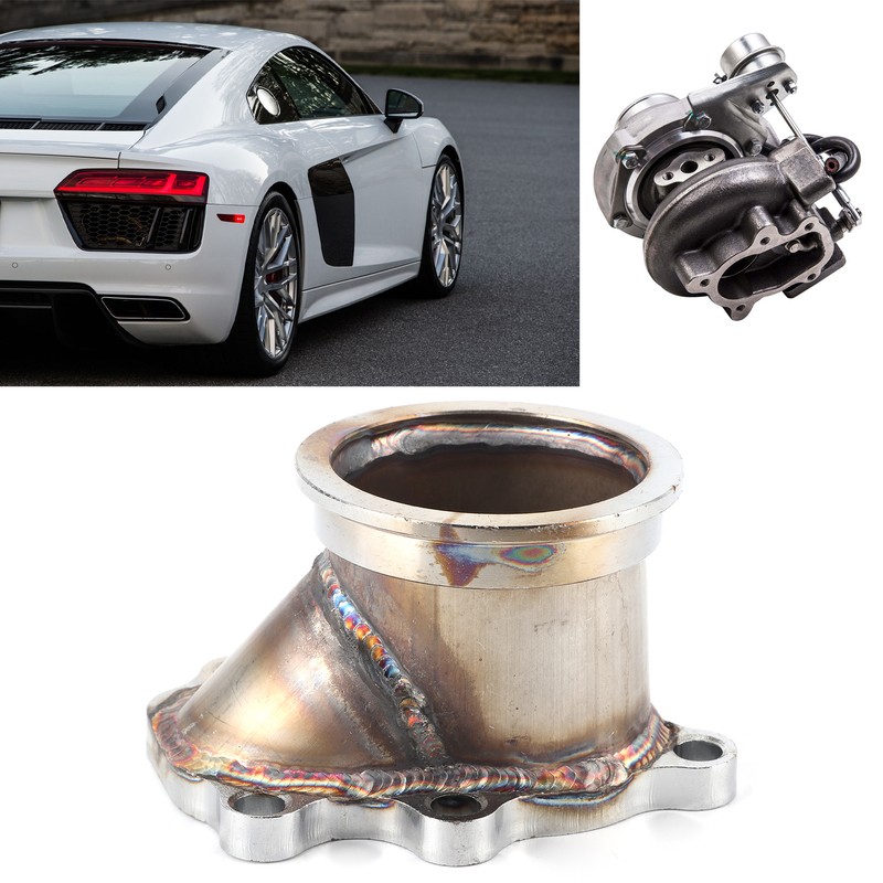 5 Bolt 2.5in Adapter Turbo Downpipe Flange Fit for GT25
