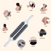 Double Row Muscle Roller Stick for Muscles Deep Tissue，with one-Piece
