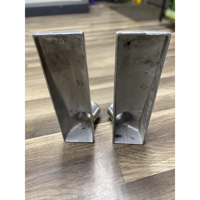 Victory Cast Aluminum intercooler end tanks.