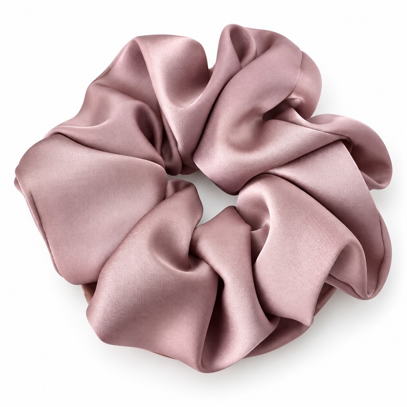 Satin Scrunchie for Ponytails – Soft Elastic Hair Band for