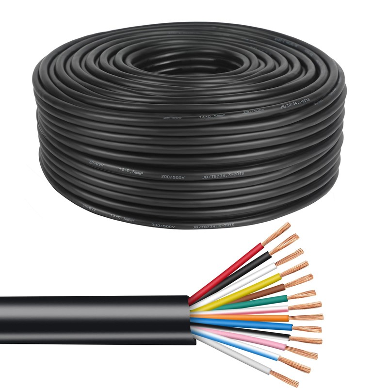 AOHEWEI 13 Core Cable for Trailer 5m Towing Wire 13